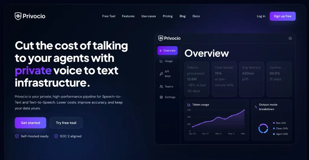 Privocio — Speech-to-Text