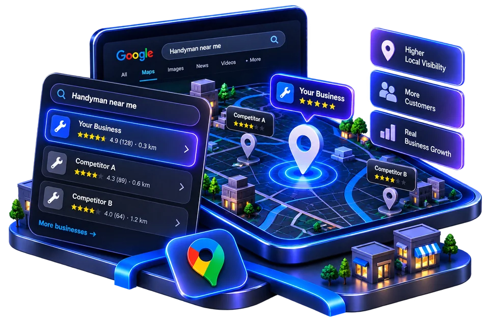 Voorbeeld lokale SEO-rankings